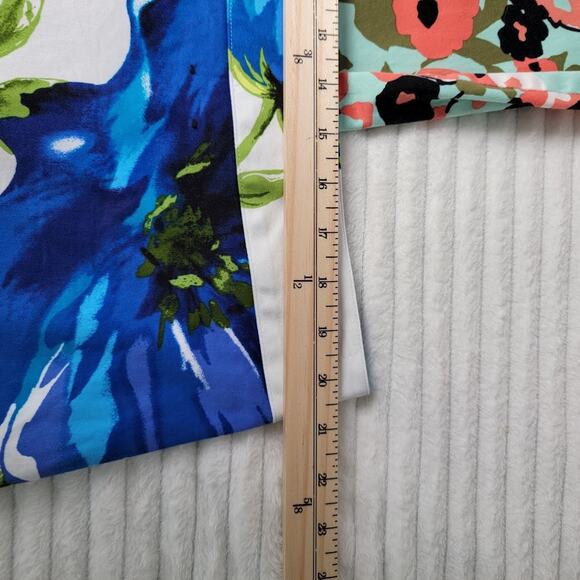 Lane Bryant Floral Skirt Bundle 20 Pencil Stretch Cotton Plus Size Bold Artsy - Picture 6 of 10